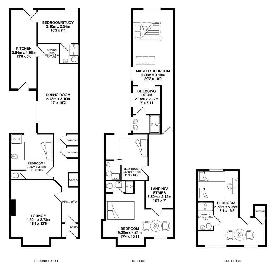 Newquay Escape, 5 Spacious Ensuite Bedrooms & Parking- Simplycheckin Holiday home